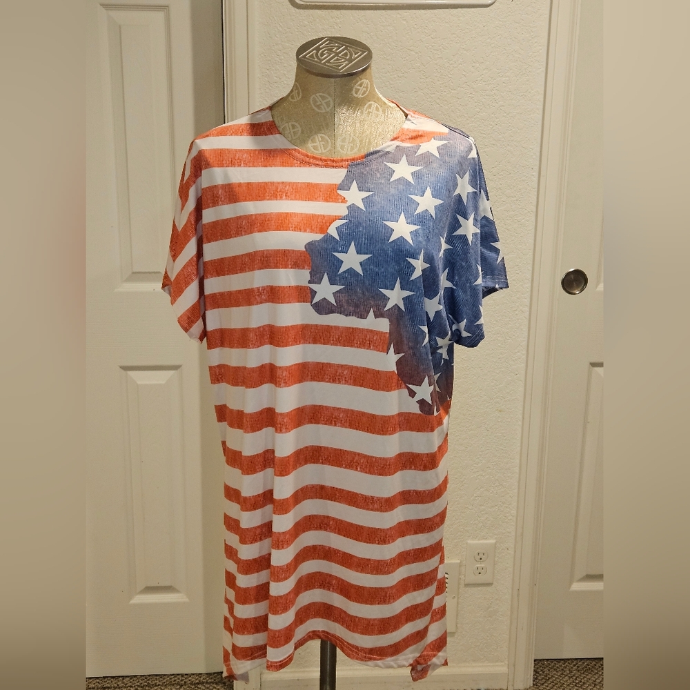 Patriotic flag shirt